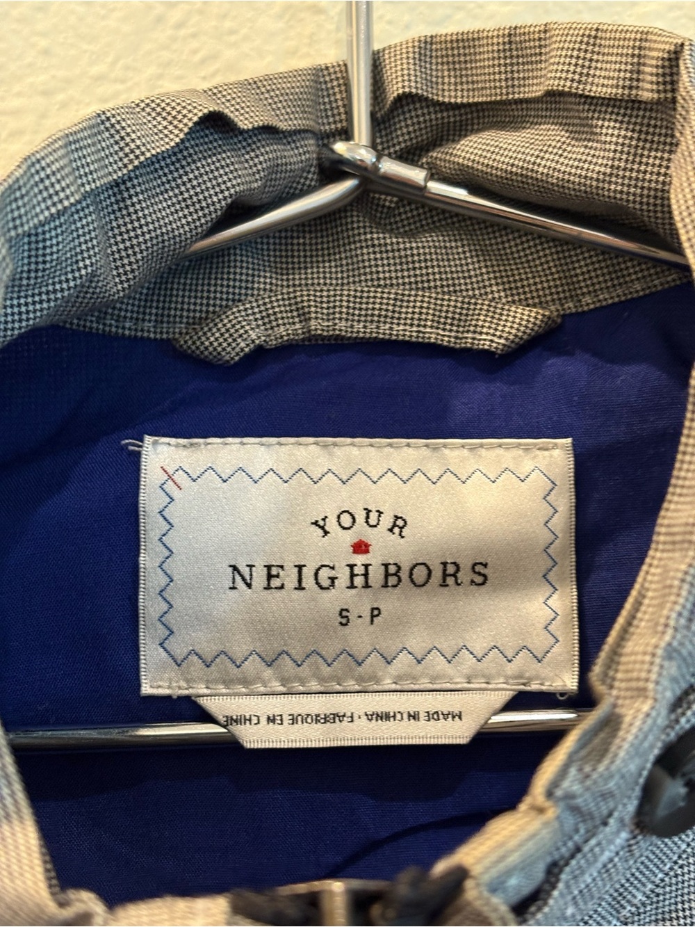 Your Neighbors Men's Jacket in Grey